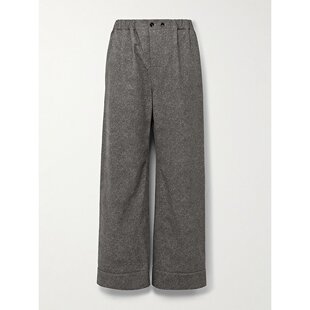 Bottega Veneta 葆蝶家 男士 阔腿印花牛巴革裤子 761267V37Q0