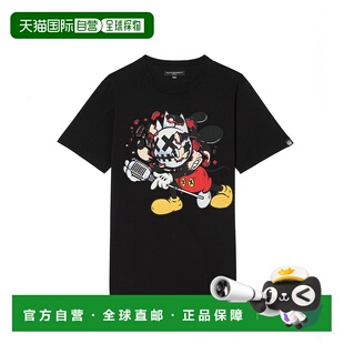 黑色 自营cult 麦克风 individualitySS圆领T恤 美国奥莱直发