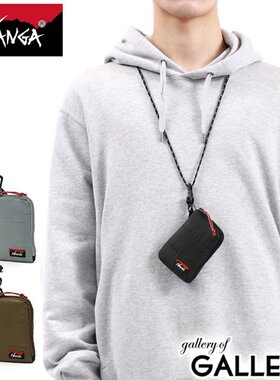 日本直邮 NAANGA 零钱包颈钱包肩带拉链配件包迷你小型紧凑男女款