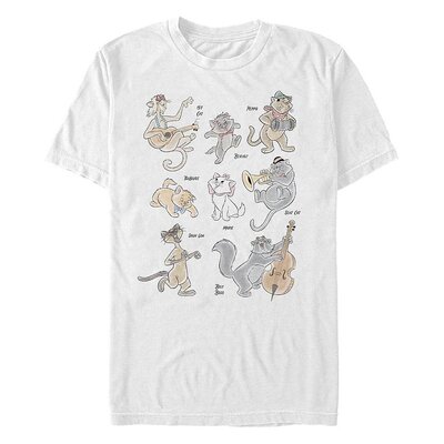 Fifth Sun|男士 Aristocats 团体短袖圆领 T 恤