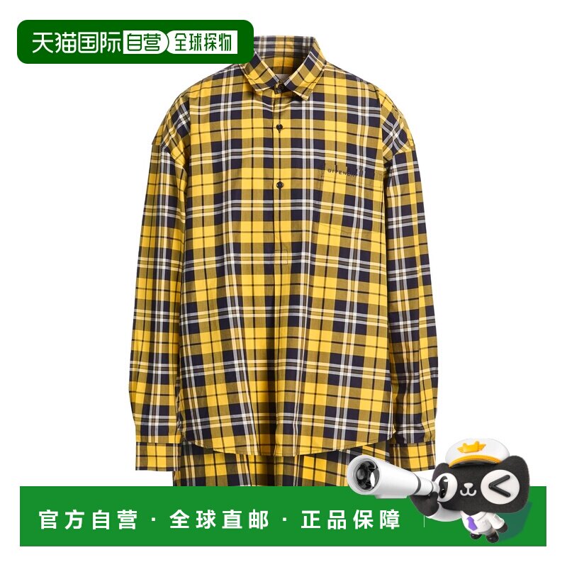香港直邮Givenchy 纪梵希 男士 标准剪裁衬衫 yellow黄色 舒适时
