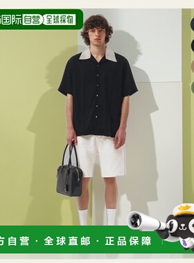 韩国直邮Dunst2023秋冬新品中性风经典男士T恤UDSH3B321BK