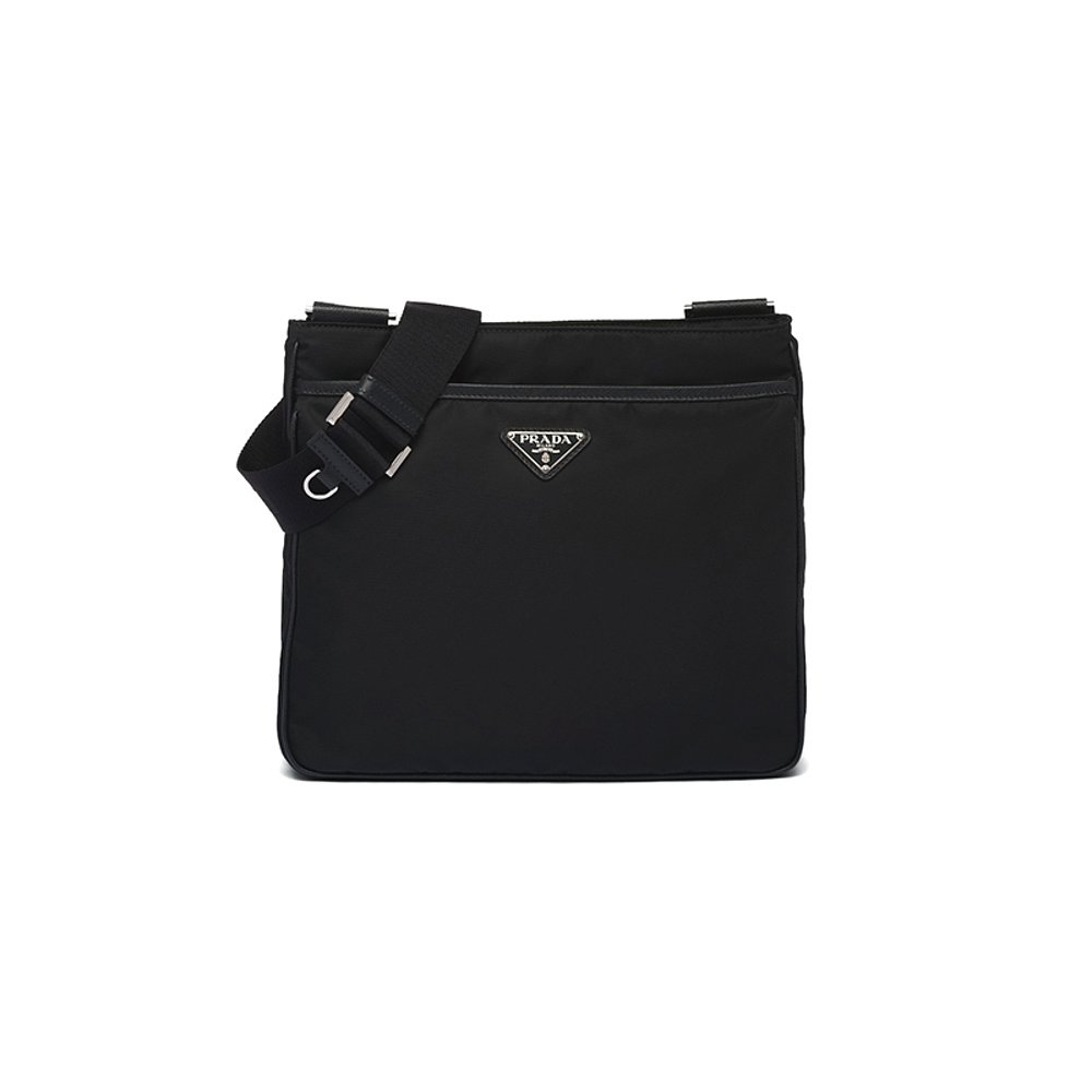 PRADA Logo 标牌尼龙单肩斜挎包斜挎包2VH1182DMHF0002_V_XOO女