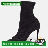 Black Ankle Lurex 自营Aquazzura Fabric Eclair Boots black