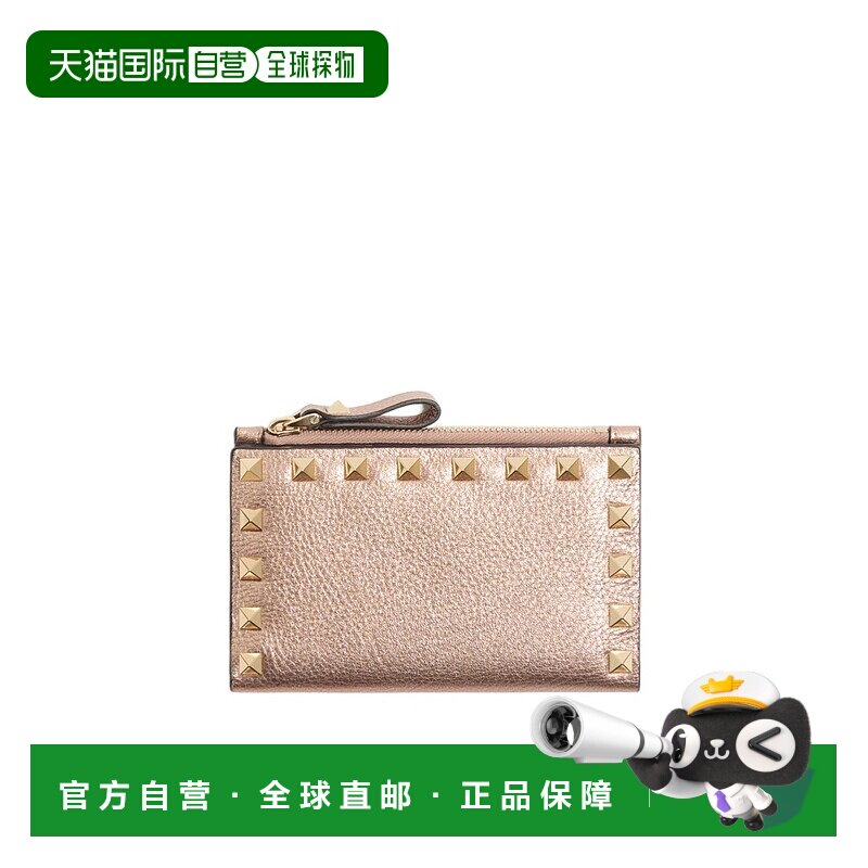 香港直邮VALENTINO 女士钱包 WP0605GGEGF9 SS2025 花色 ROCKSTUD