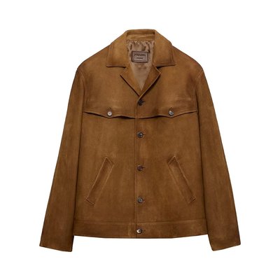 PRADA 男士夹克 UPW5671V97SOOOF0005 AW2025 棕色