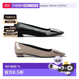 平底鞋 香港直邮Roger Belle芭蕾舞鞋 RV女鞋 轻便优雅金属扣 Vivier