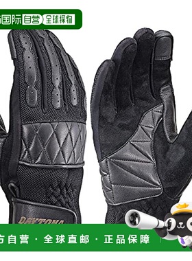 【日本直邮】DAYTONA戴通纳摩托车骑行手套M号春夏用HBG-065黑色1