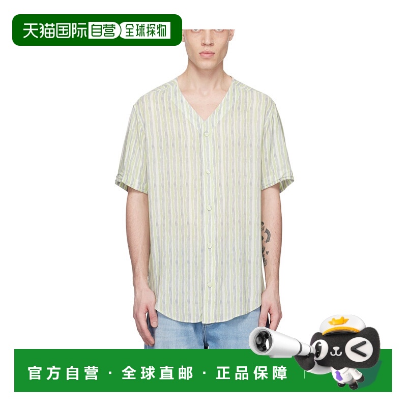 香港直邮EMPORIO ARMANI 男士衬衫 D41SF2D12F3017TBA SS2023