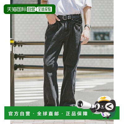 1h可退 日本直邮RAGEBLUE男装复古感修身长款牛仔喇叭裤 571091
