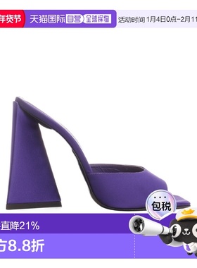 1h可退 香港直邮Attico 徽标高跟凉鞋 236WS000V015