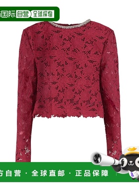 1h可退 香港直邮SELF-PORTRAIT 女士T恤 RS26171TRRED SS2026 酒