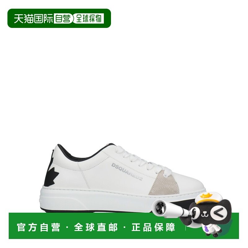 1h可退 香港直邮潮奢 Dsquared2 二次方 男士 运动鞋 white白色,运动鞋new,其它运动鞋,淘宝优惠券,粉丝福利购,淘宝优惠卷