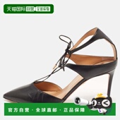 Black Pumps Leather Toe 自营Aquazzura Strap Pointed Ankle