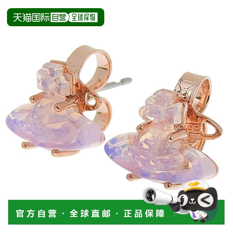 日本直邮Vivienne Westwood 女士玫瑰金 TAMMY 耳环 6201036E02G1