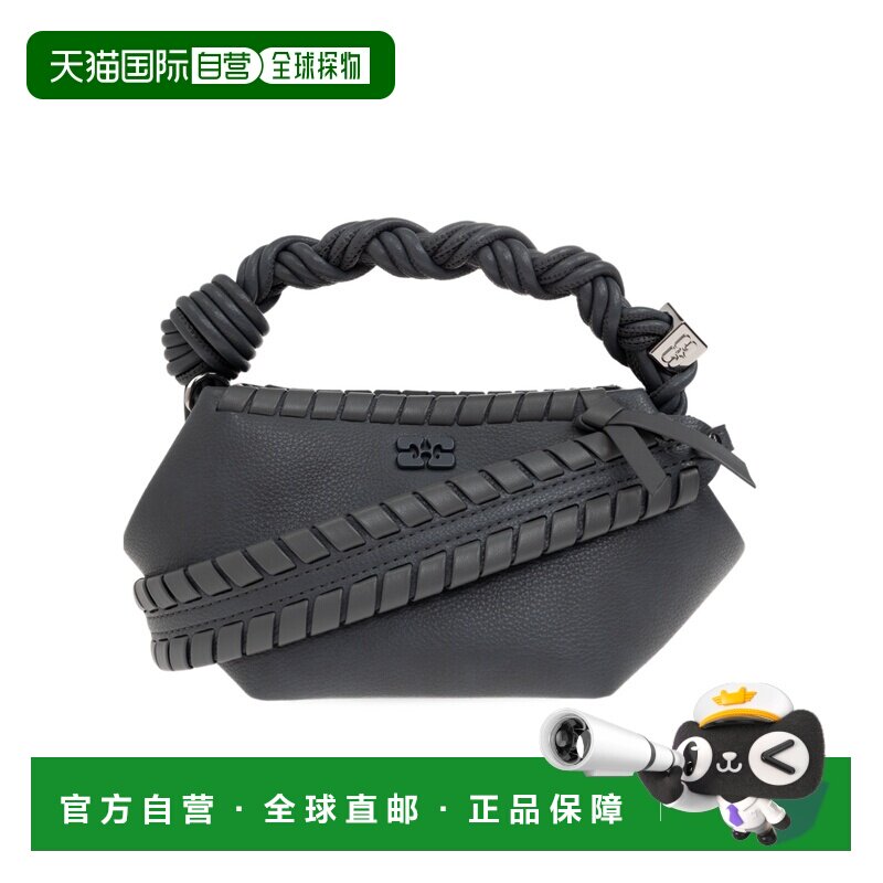 香港直邮GANNI 女士单肩包 C2100039ZXH AW2026 灰色 手柄单肩包