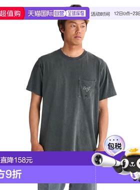 日本直邮Quiksilver QSD SURF ST男士半袖T恤 25SPQST251013BLK