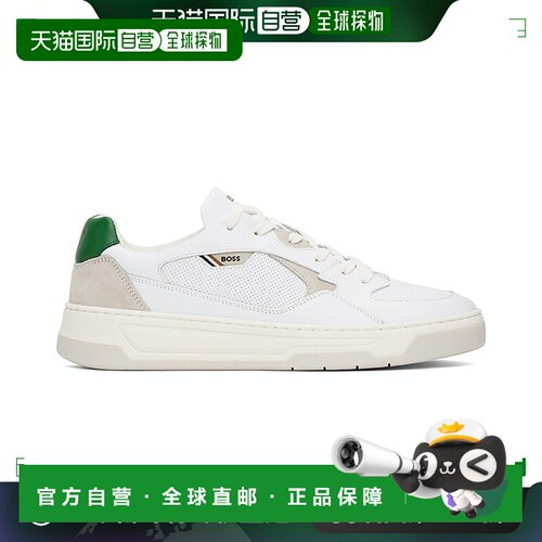 1h可退 香港直邮潮奢 BOSS 波士 男士 白色 Aiden 运动鞋 5052291