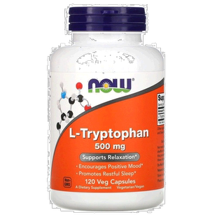 香港直发NOW诺奥L 色氨酸膳食补充剂素食营养胶囊120粒女性功能