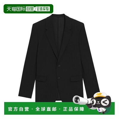 香港直邮THEORY 男士夹克 I0171104G0F AW2025 黑色 长袖西装外套