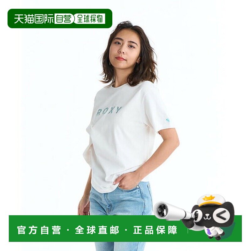 日本直邮ROXY（女款）WILDSIDE佩斯利花纹标志短袖T恤26SPRST2610