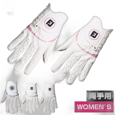 日本直邮FOOTJOY WeatherSof 女士高尔夫手套（双手） FGWF3PR