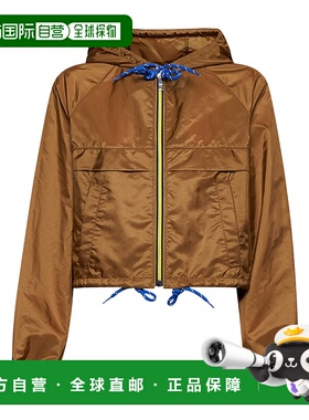 香港直邮PRADA 女士西服 2922671WQ9SOOOF0594 SS2025 棕色外套