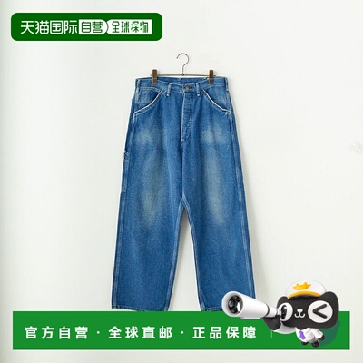 1h可退 日本直邮orSlow 男士30s宽松版画家裤 01-5126牛仔裤