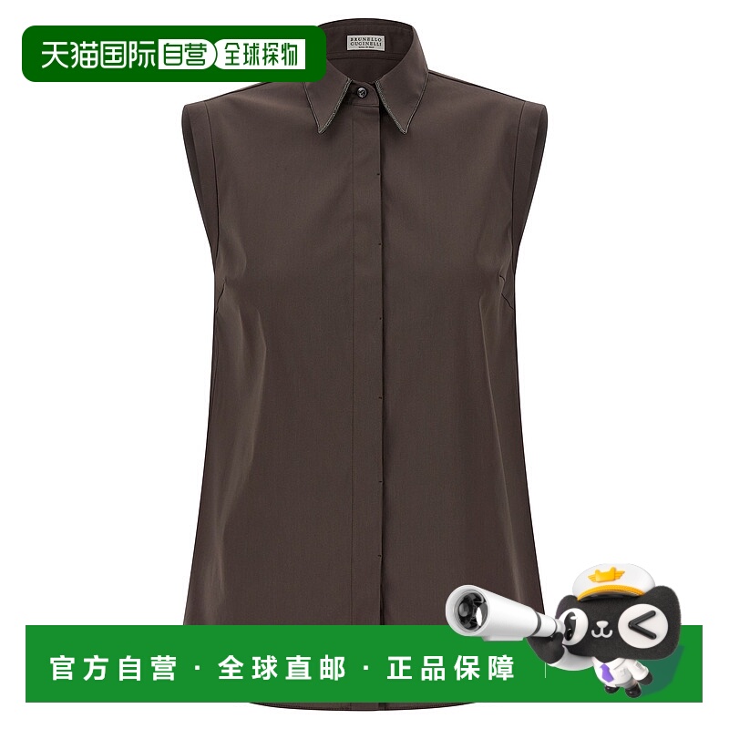 1h可退 香港直邮BRUNELLO CUCINELLI 女士衬衫 M0091MA616C8589 S