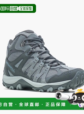 自营Merrell Accentor 3 Mid J135228 Womens Gray Suede WP Hiki