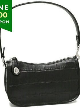 日本直邮 蔻驰 单肩包 Swinger 黑色 女式 COACH CP024 LHBLK