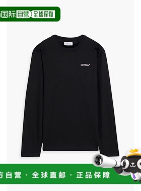 香港直邮off-white 男士 印花棉针织T恤 44MAB086G5J0081030男装