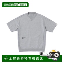日本直邮New Balance  缝线细节圆领短袖T恤 男款 灰色 吸汗透气
