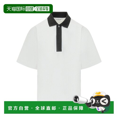 香港直邮LANVIN 男士T恤 RMPL0007J042P26WHITE S【付后1h可退】