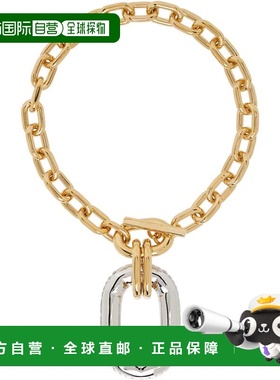 1h可退 香港直邮Rabanne 女士 栓扣项链 26PBB0379MET851