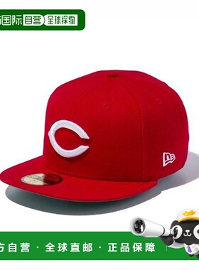 日本直邮New Era 59FIFTY NPB 经典广岛东洋鲤鱼 C 标志猩红色白
