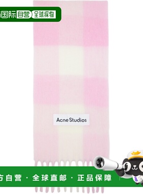 1h可退 香港直邮Acne Studios 艾克妮 男士 粉色 Mohair Checked
