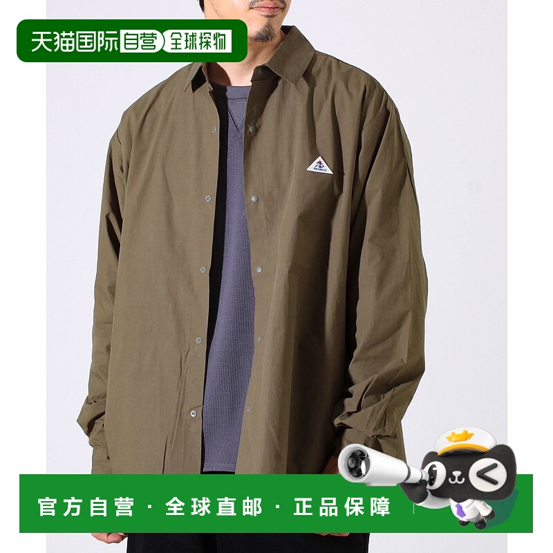 1h可退 日本直邮GEVACO 男士宽松简约三角徽章羽织衬衫 506505513