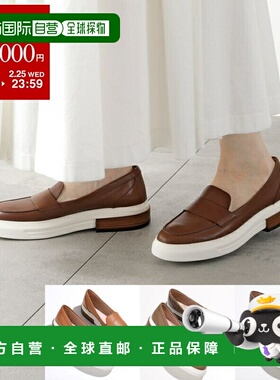 日本直邮TODS 女士皮革Logo橡胶底厚底乐福鞋 XXW92B0Y41ZGOC XXW