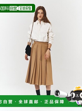 韩国直邮Dunst2023秋冬新品中性风长裙女款经典半身裙UDSK3C202I2