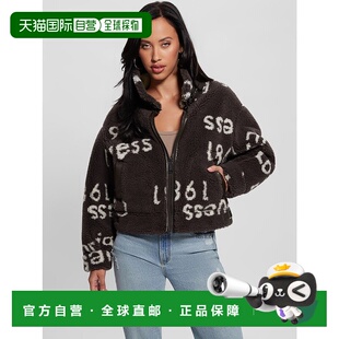 日本直邮Guess Raquel Reversible Logo Biker 夹克[GU1432EW3008