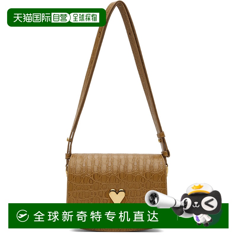 香港直邮Ami Paris 女士 黄褐色 Paris Paris 单肩包 ULL005AL007