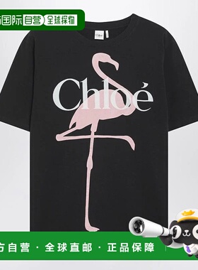 香港直邮CHLOÉ 女士T恤 CH26SJH20807SCHLOE070 SS2026 黑色
