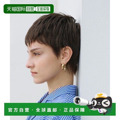 1h可退 日本直邮PHILIPPE AUDIBERT 女士 立体造型耳环 金色 2225