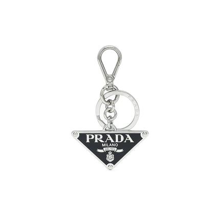 PRADA Logo标牌锁匙扣鑰匙扣2PS05766AF0002男