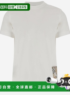 香港直邮BURBERRY 男士T恤 8102254CHALK SS2026 白色 Logo T-shi