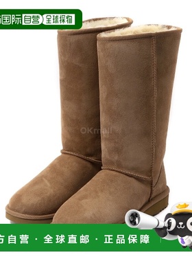韩国直邮Ugg靴子女款栗色时尚舒适简约 CLASSIC TALL II 1016224