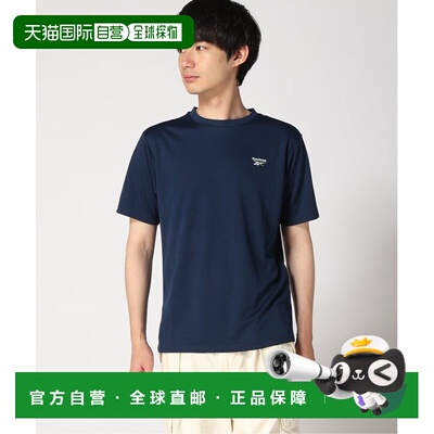 日本直邮Reebok 锐步男款纯色短袖水陆两用T恤