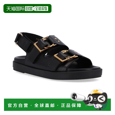 自营 ALOHAS毛伊岛皮凉鞋-黑色 美国奥莱直发新款