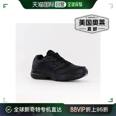 saucony女式 Integrity Walker V3 宽版黑色 - 黑色 【美国奥莱】